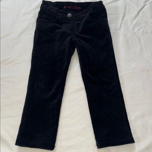 Mini Boden Kids boys Black velour black pants size 3Y